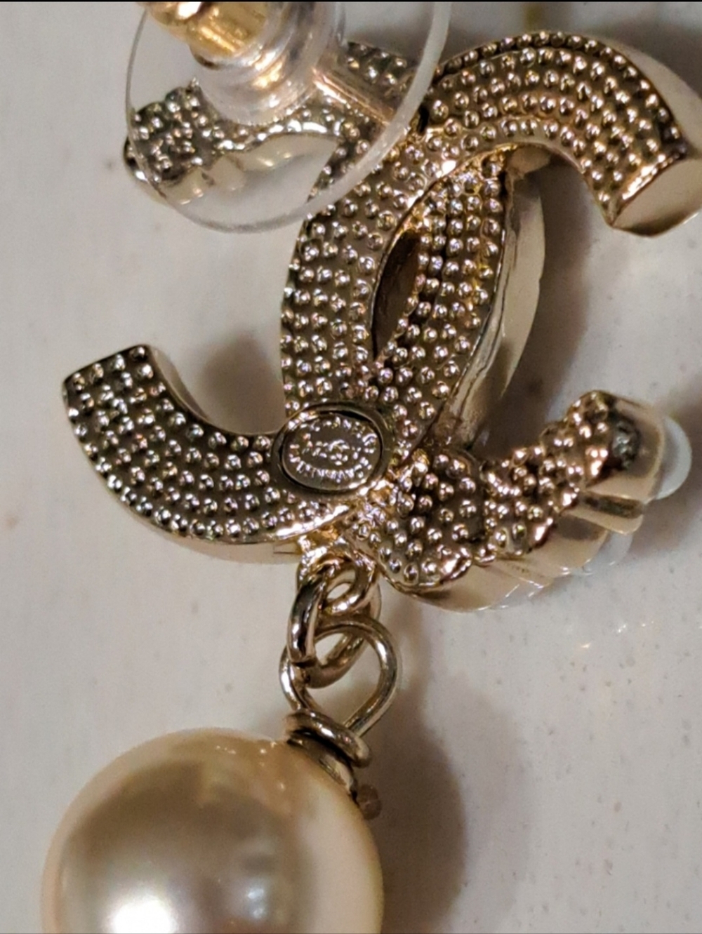 Chanel Earr.Hallmarked - Picture 3 of 4